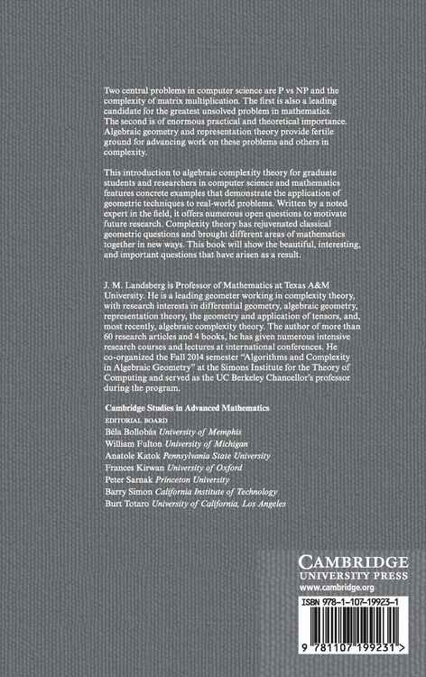 Produktbild: Geometry and Complexity Theory