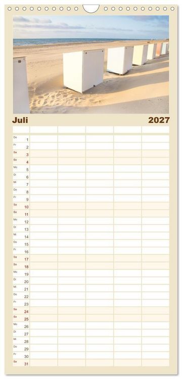 Produktbild: Familienplaner 2027 - Ferien in Holland mit 5 Spalten (Wandkalender, 21 x 45 cm) CALVENDO