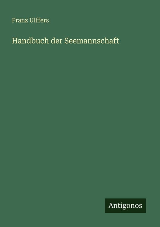 Produktbild: Handbuch der Seemannschaft