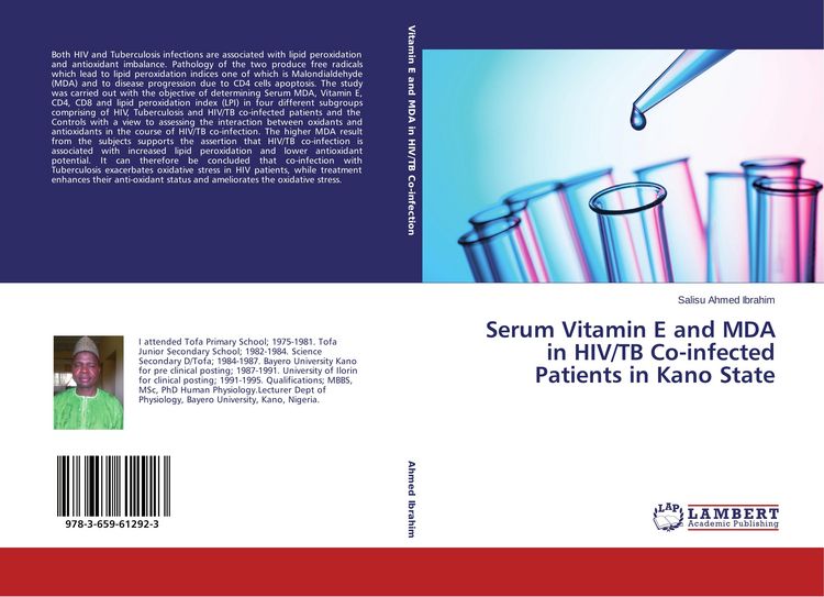 Produktbild: Serum Vitamin E and MDA in HIV/TB Co-infected Patients in Kano State