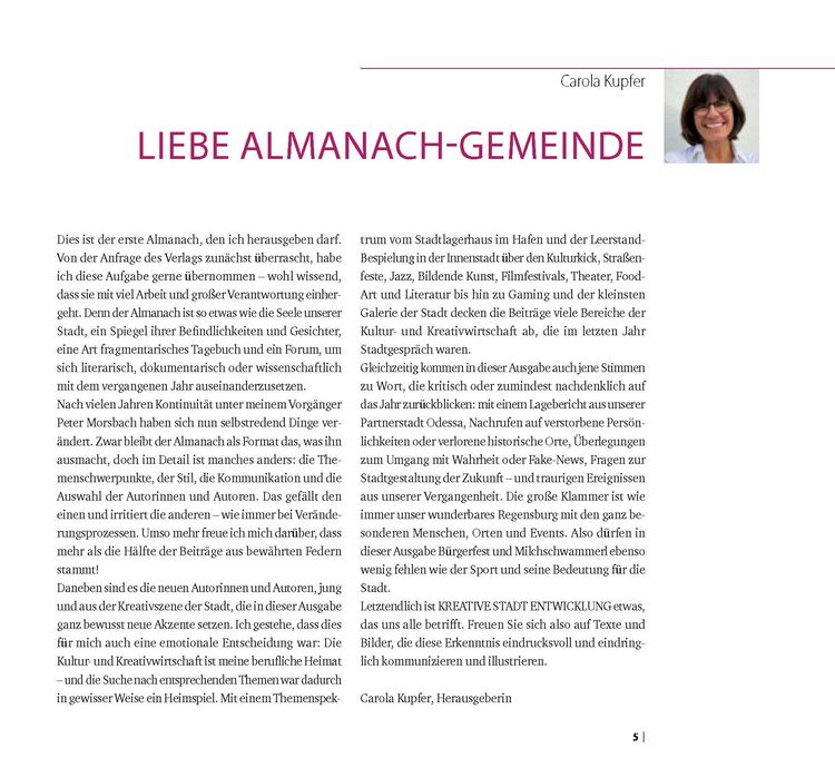 Produktbild: Regensburger Almanach 2023