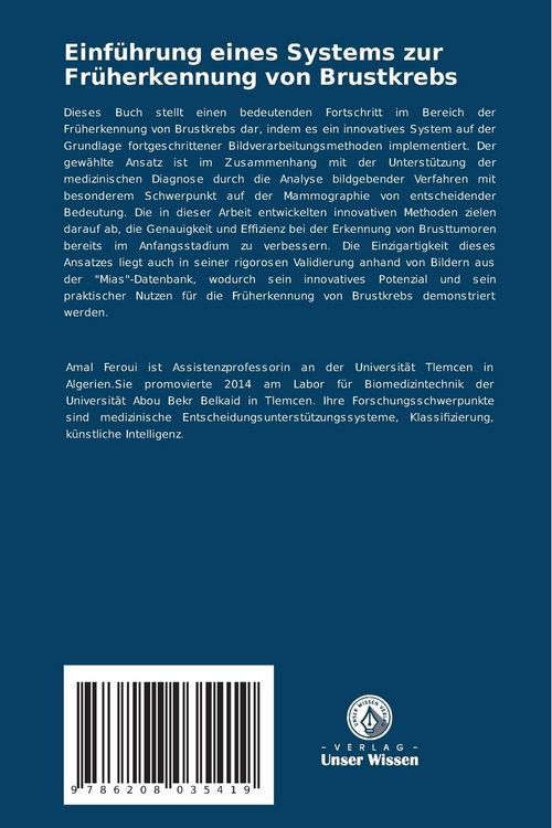 Produktbild: Einf&uuml;hrung eines Systems zur Fr&uuml;herkennung von Brustkrebs
