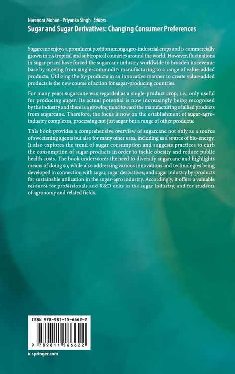 Produktbild: Sugar and Sugar Derivatives: Changing Consumer Preferences