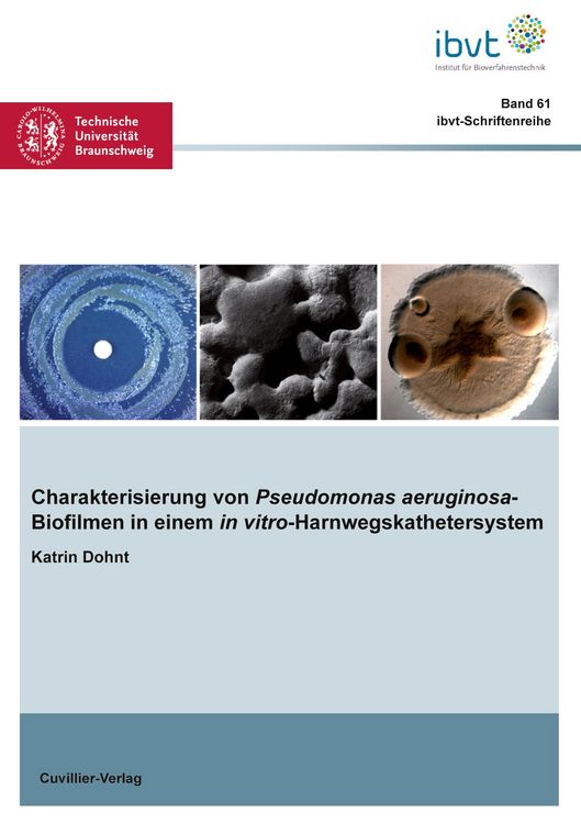 Produktbild: Charakterisierung von Pseudomonas aeruginosa-Biofilmen in einem in vitro-Harnwegskathetersystem