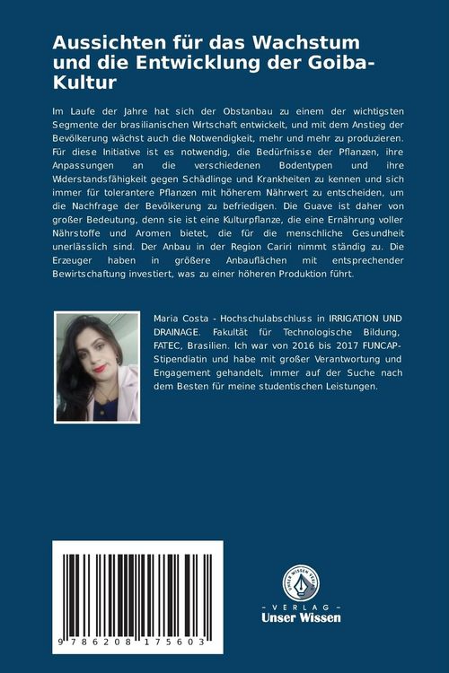 Produktbild: Aussichten f&uuml;r das Wachstum und die Entwicklung der Goiba-Kultur