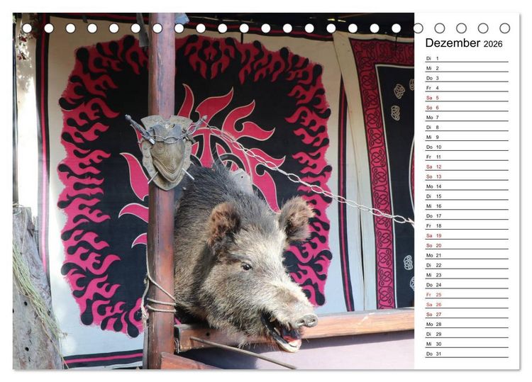Produktbild: Mittelalter - Leben (Tischkalender 2026 DIN A5 quer), CALVENDO Monatskalender