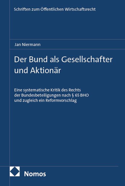 Produktbild: Der Bund als Gesellschafter und Aktion&auml;r