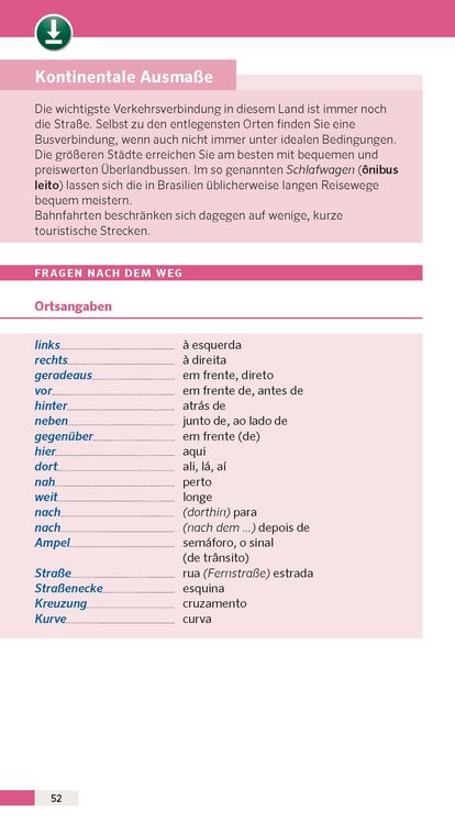 Produktbild: PONS Reise-Sprachf&uuml;hrer Brasilianisch