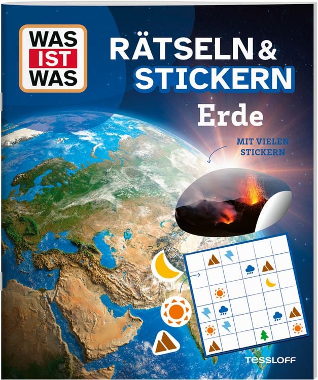 Produktbild: WAS IST WAS Rätseln und Stickern: Erde