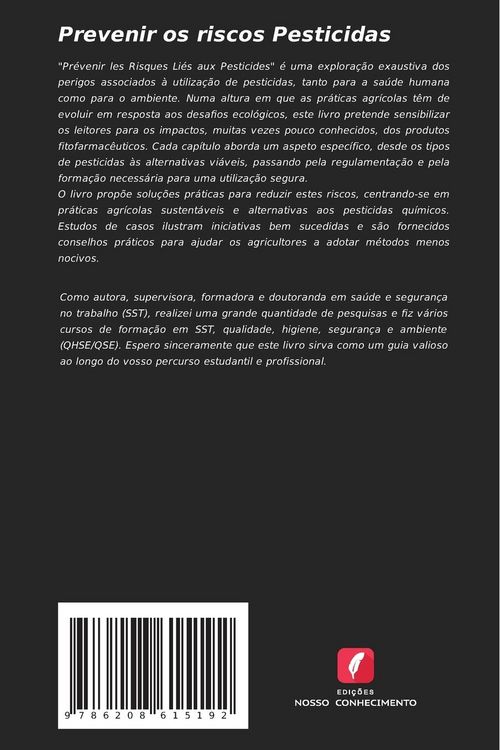 Produktbild: Prevenir os riscos Pesticidas