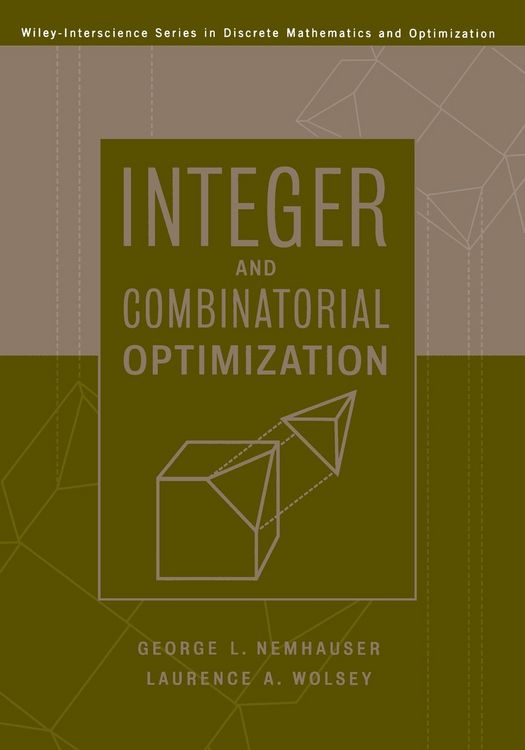 Produktbild: Integer and Combinatorial Optimization