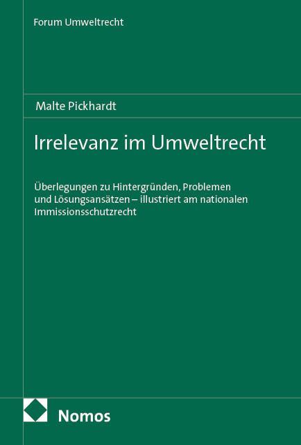 Produktbild: Irrelevanz im Umweltrecht