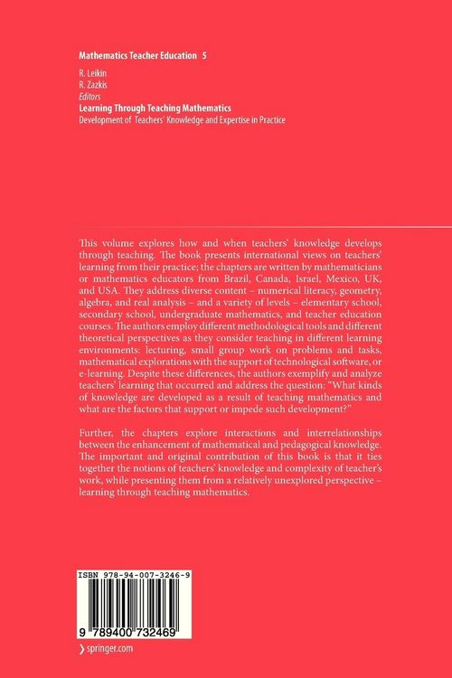 Produktbild: Learning Through Teaching Mathematics