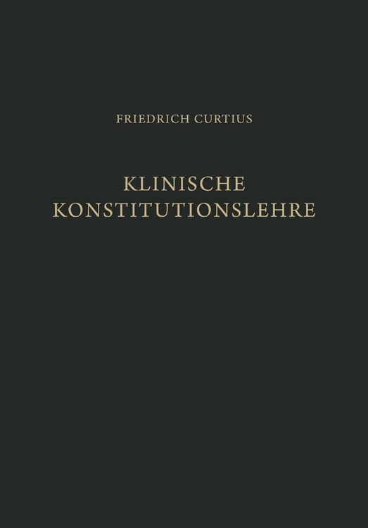Produktbild: Klinische Konstitutionslehre