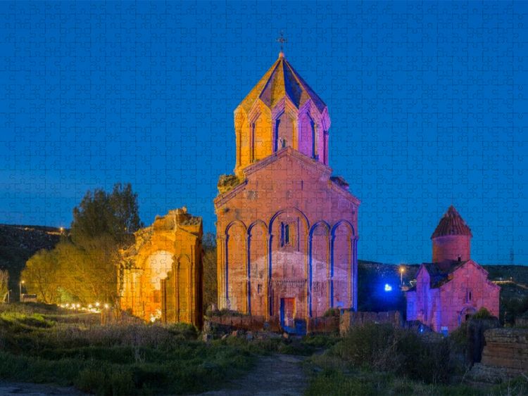 Produktbild: CALVENDO Puzzle Kloster Marmashen | 1000 Teile Lege-Gr&ouml;&szlig;e 64x48cm Foto-Puzzle f&uuml;r gl&uuml;ckliche Stunden