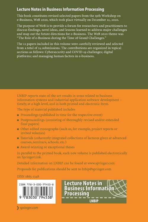 Produktbild: The Role of e-Business during the Time of Grand Challenges