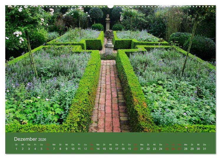 Produktbild: G&auml;rten in Westfalen &ouml;ffnen ihre Pforten (hochwertiger Premium Wandkalender 2026 DIN A2 quer), Kunstdruck in Hochglanz