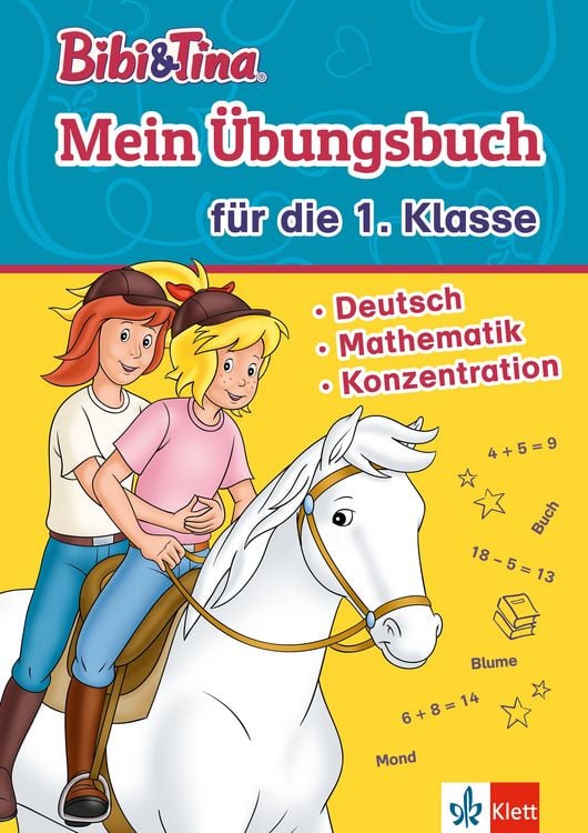 Produktbild: Bibi & Tina: Mein &Uuml;bungsbuch f&uuml;r die 1. Klasse