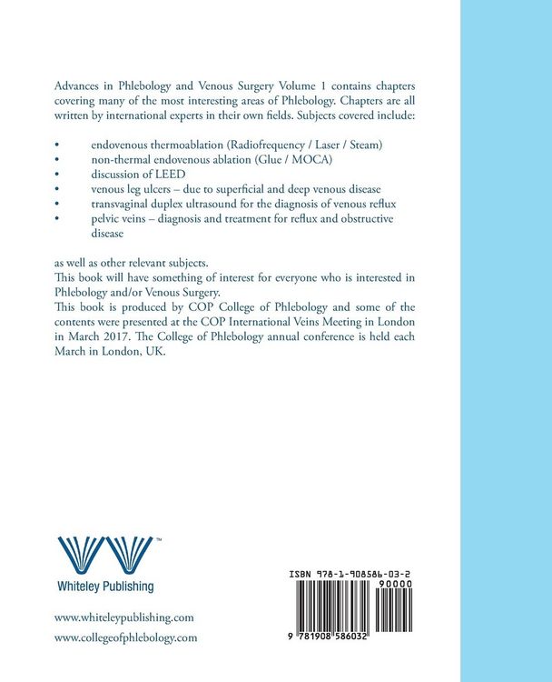 Produktbild: Advances in Phlebology and Venous Surgery Volume 1