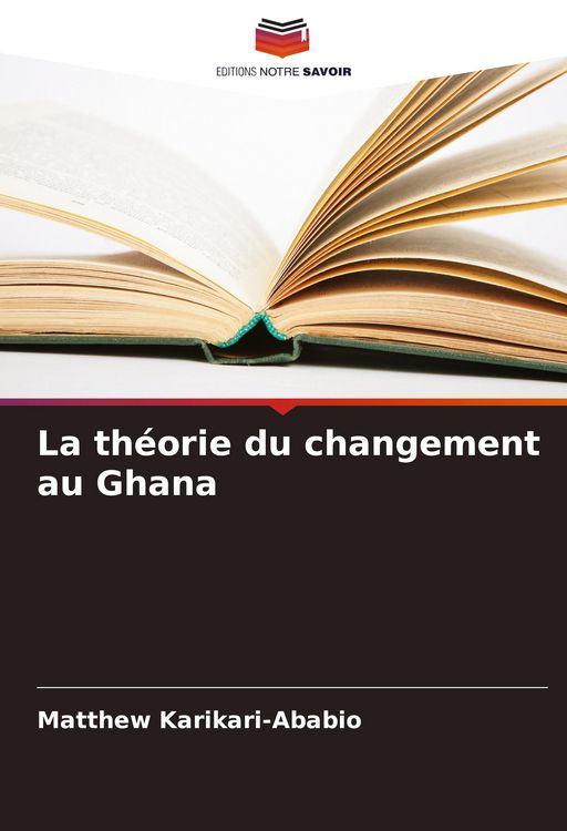 Produktbild: La th&eacute;orie du changement au Ghana