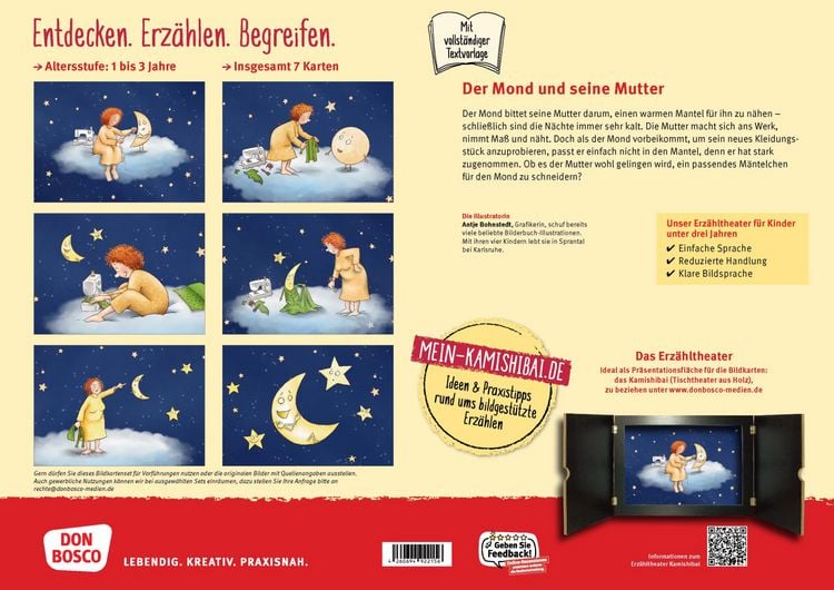 Produktbild: Der Mond und seine Mutter. Kamishibai Bildkartenset