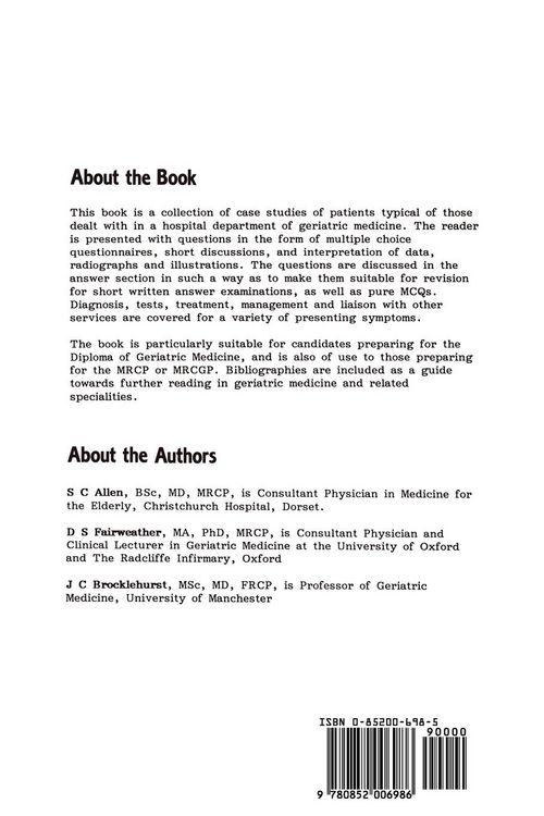 Produktbild: Case Studes in Medicine for the Elderly