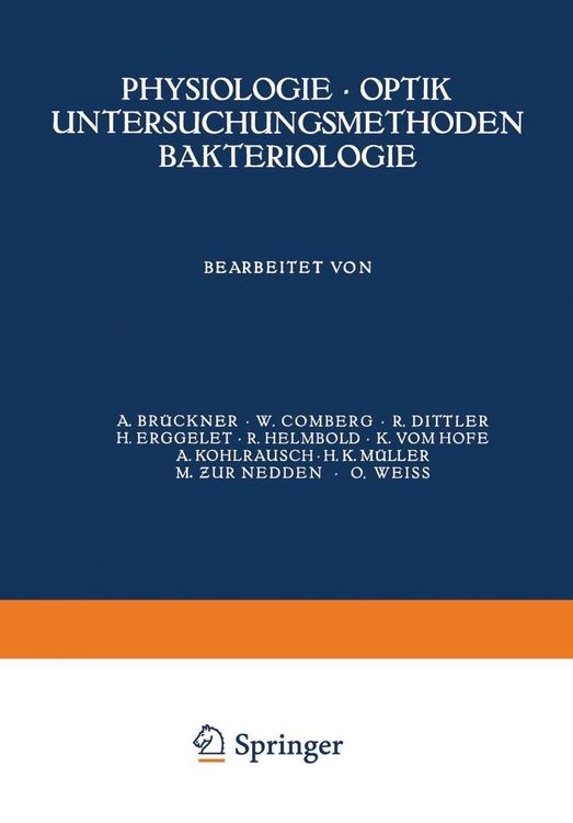 Produktbild: Physiologie &middot; Optik Untersuchungsmethoden Bakteriologie