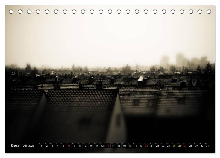 Produktbild: Erlangen von oben (Tischkalender 2026 DIN A5 quer), CALVENDO Monatskalender