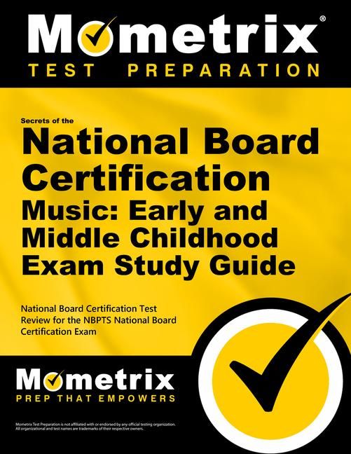 Produktbild: Secrets of the National Board Certification Music: Early and Middle Childhood Exam Study Guide