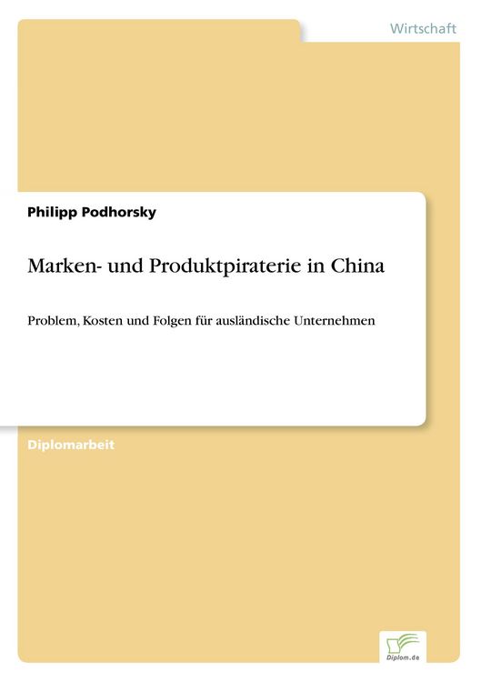 Produktbild: Marken- und Produktpiraterie in China