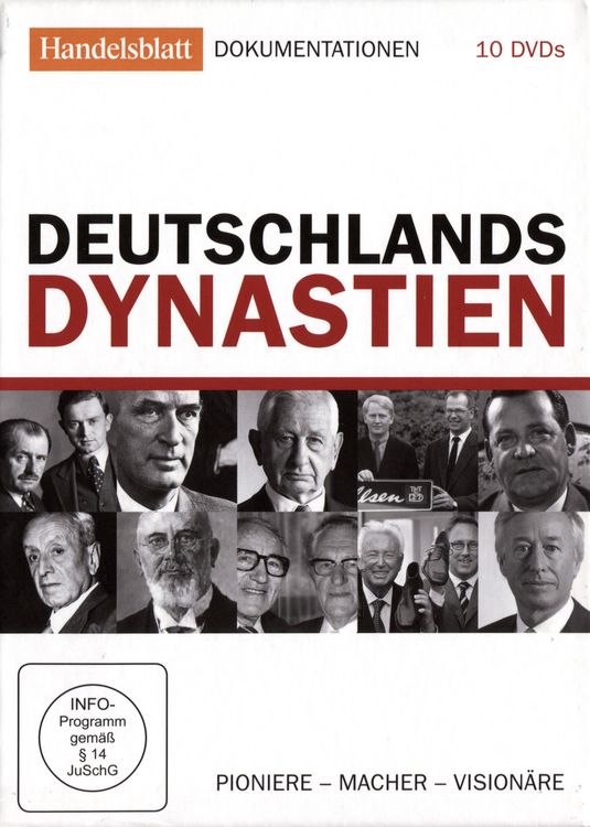 Produktbild: Deutschlands Dynastien - Pioniere/Macher/Vision&auml;re [10 DVDs]