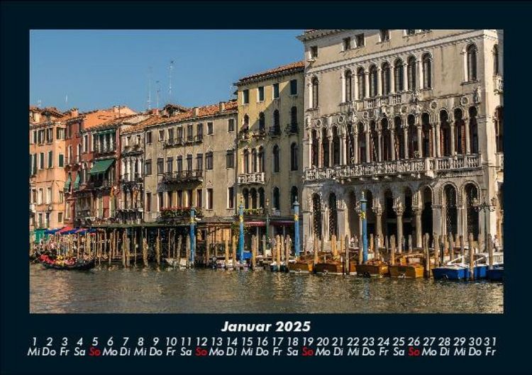 Produktbild: Venedig 2025 Fotokalender DIN A5