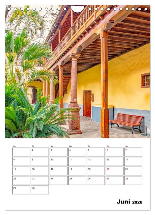 Produktbild: Wundersch&ouml;nes Reiseziel - La Laguna und La Orotava (Wandkalender 2026 DIN A4 hoch), CALVENDO Monatskalender