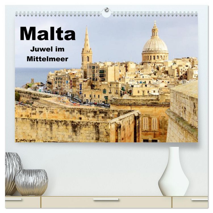 Produktbild: Malta - Juwel im Mittelmeer (hochwertiger Premium Wandkalender 2026 DIN A2 quer), Kunstdruck in Hochglanz
