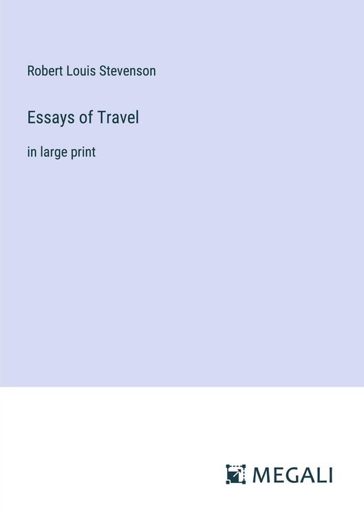 Produktbild: Essays of Travel