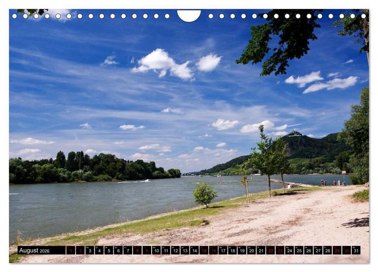 Produktbild: Bad Honnef - Rheinisches Nizza (Wandkalender 2026 DIN A4 quer), CALVENDO Monatskalender