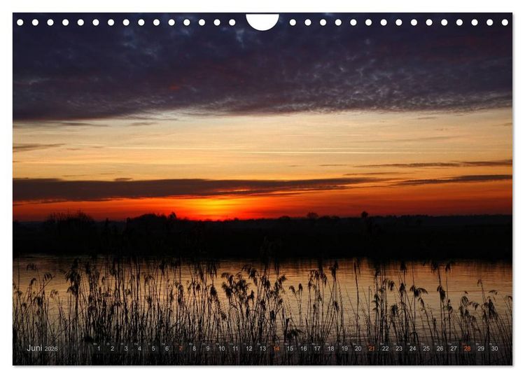 Produktbild: Zauberhafte Abendstimmung (Wandkalender 2026 DIN A4 quer), CALVENDO Monatskalender