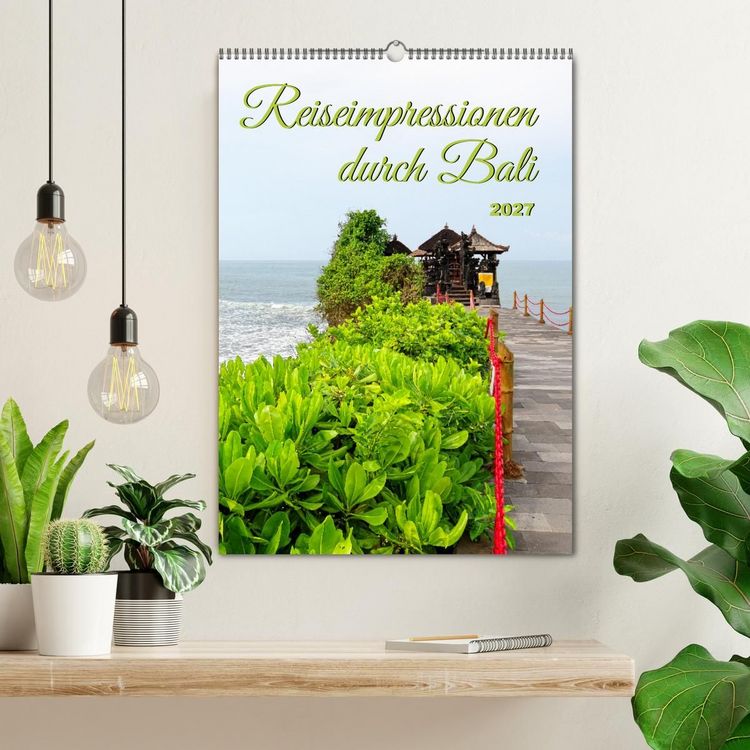 Produktbild: Reiseimpressionen durch Bali (Wandkalender 2027 DIN A2 hoch), CALVENDO Monatskalender