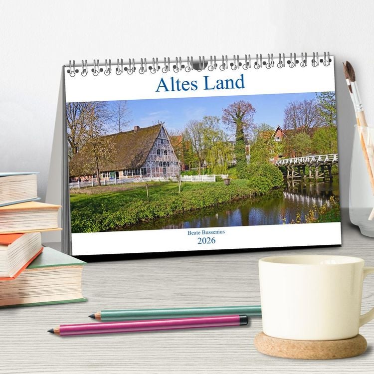 Produktbild: Altes Land 2026 (Tischkalender 2026 DIN A5 quer), CALVENDO Monatskalender
