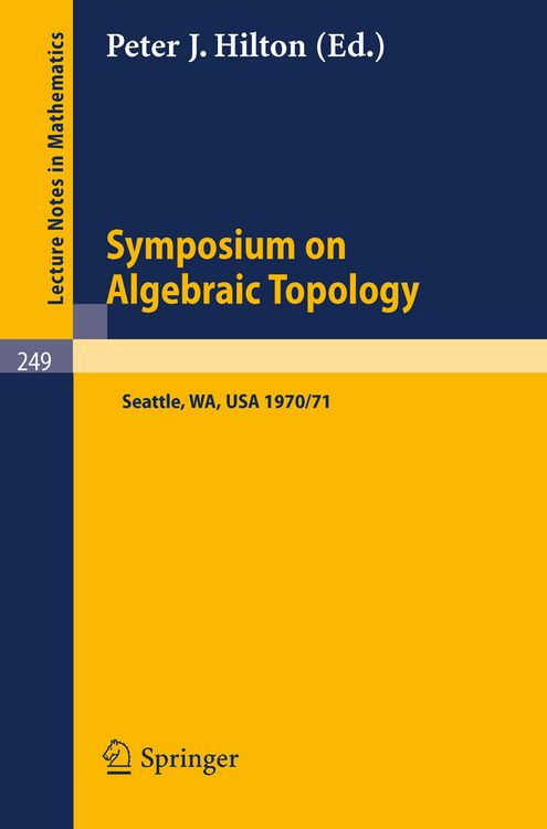 Produktbild: Symposium on Algebraic Topology