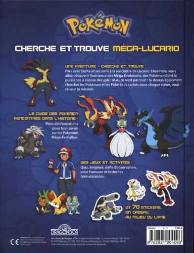 Produktbild: Sur les traces de M&eacute;ga-Lucario : cherche et trouve