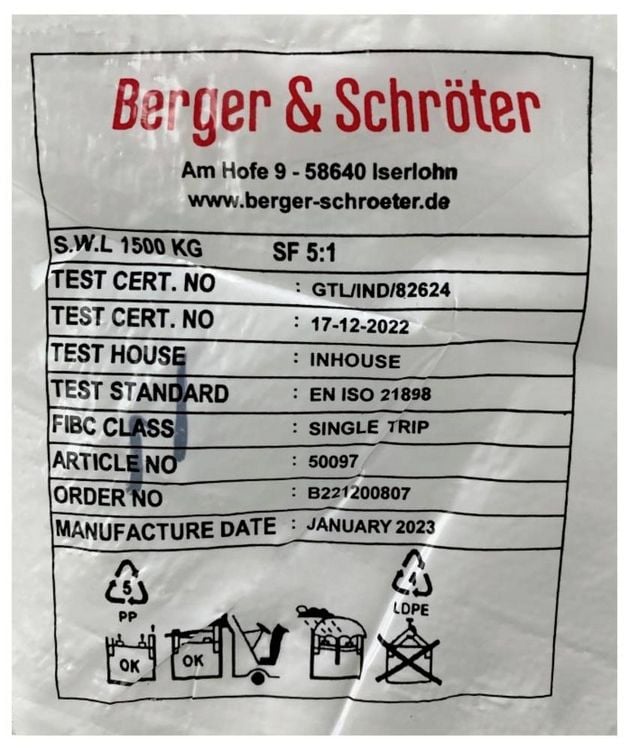 Produktbild: Berger & Schr&ouml;ter 50097 Big Bag 1St.