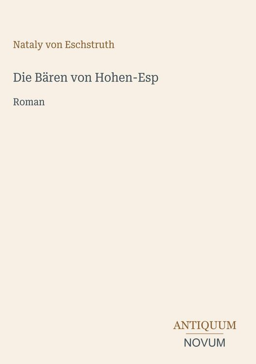 Produktbild: Die B&auml;ren von Hohen-Esp