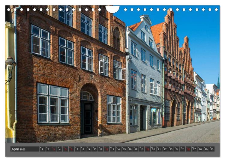 Produktbild: Die Hansestadt L&uuml;beck (Wandkalender 2026 DIN A4 quer), CALVENDO Monatskalender
