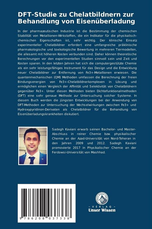 Produktbild: DFT-Studie zu Chelatbildnern zur Behandlung von Eisen&uuml;berladung