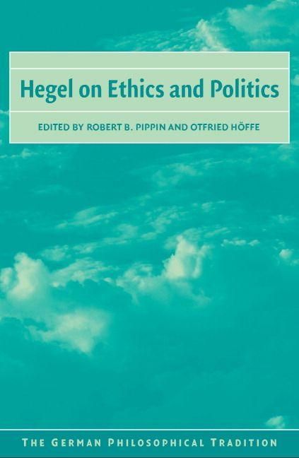 Produktbild: Hegel on Ethics and Politics