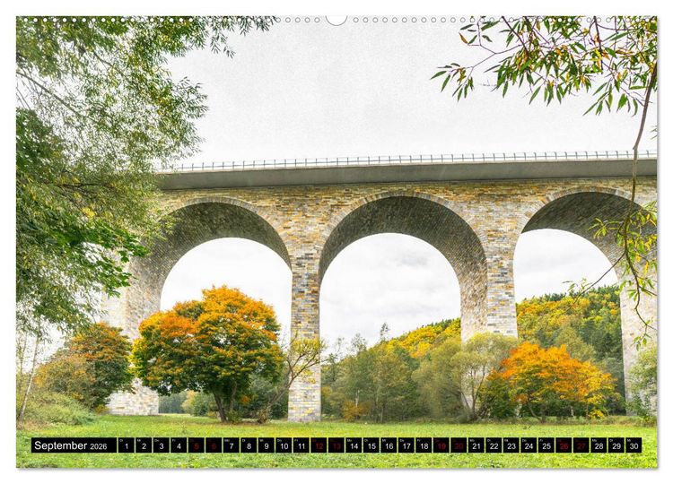 Produktbild: Vogtland - unsere Heimat (hochwertiger Premium Wandkalender 2026 DIN A2 quer), Kunstdruck in Hochglanz