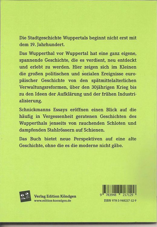 Produktbild: Im Wupperthal vor Wuppertal