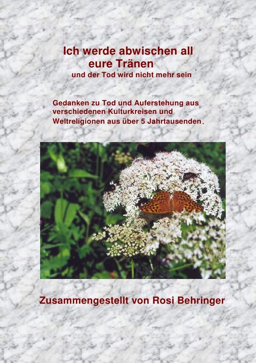 Produktbild: Ich werde abwischen all eure Tr&auml;nen und der Tod wird nicht mehr sein