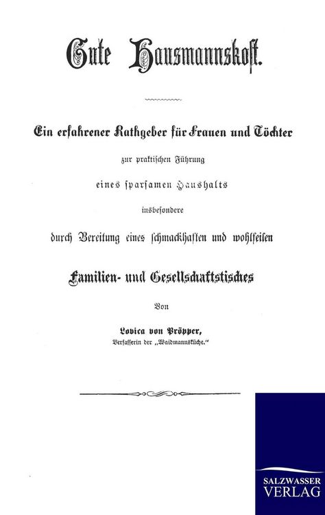 Produktbild: Gute Hausmannskost